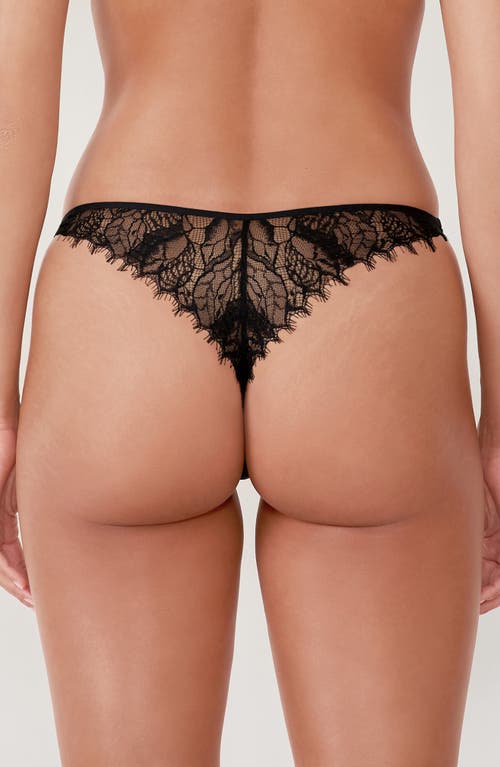 Etam Mysterieuse Strappy Tanga In Black