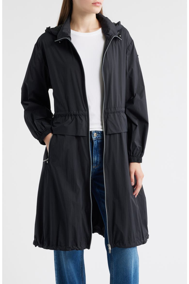 Rachelle Water Repellent UV Protection Jacket, Alternate, color, BLACK