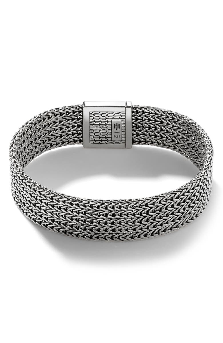 John Hardy Classic Chain Bangle, Alternate, color, Silver