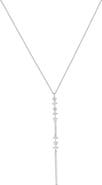 Bony Levy Aviva 18K White Gold Diamond Bar Y-Necklace