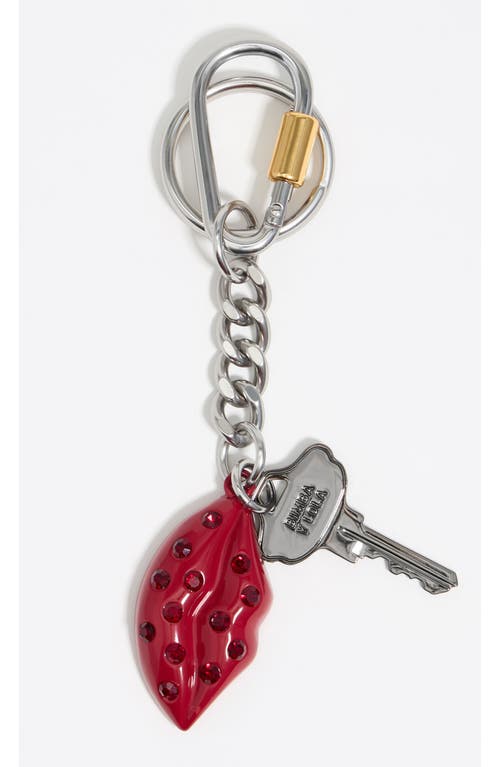 Bimba Y Lola Key Lip Key Ring In Red