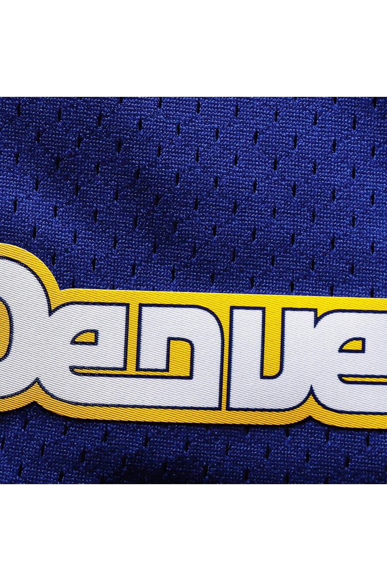 Men's Mitchell & Ness Royal Denver Nuggets Big & Tall Hardwood Classics Team Swingman Shorts, Alternate, color, Royal