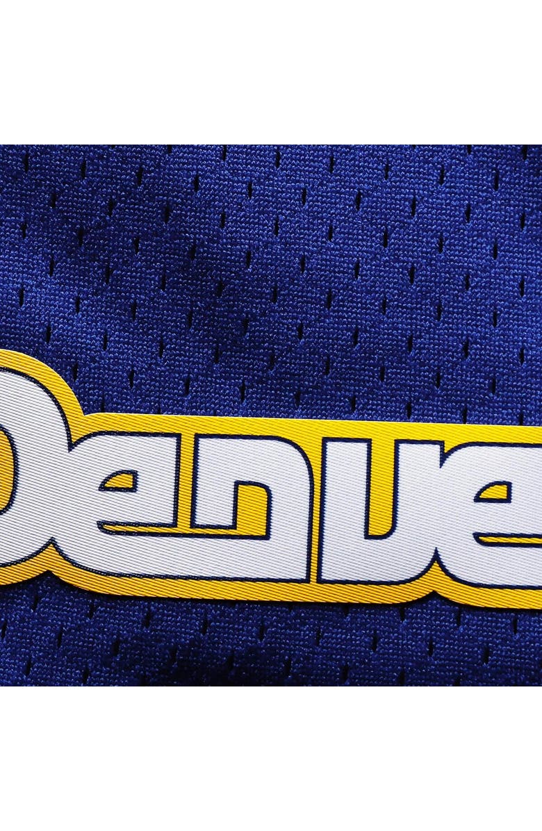 Mitchell & Ness Men's Mitchell & Ness Royal Denver Nuggets Big & Tall Hardwood Classics Team Swingman Shorts, Alternate, color, Royal