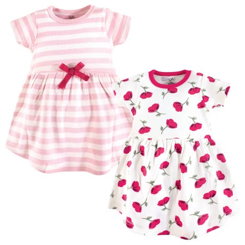 Durable Organic Cotton Short and Long Sleeve Dresses (Baby)