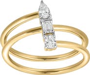LuvMyJewelry Tayla 14K Gold Lab Grown Diamond Ring - 0.25 Ct