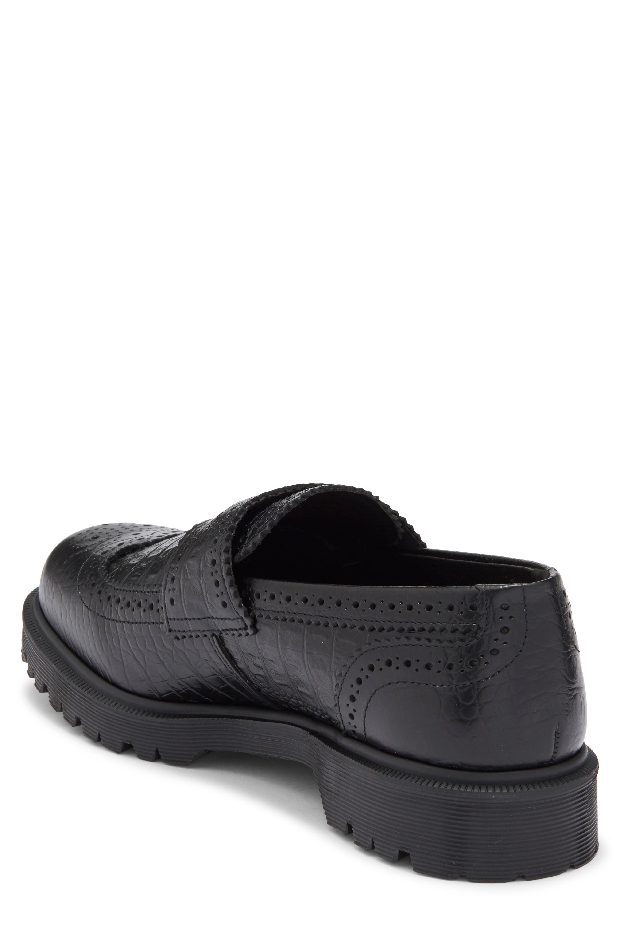 Dr. Martens Penton Brogue Penny Loafer, Alternate, color, Black