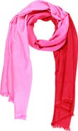 SAACHI Two-Tone Cashmere & Silk Scarf