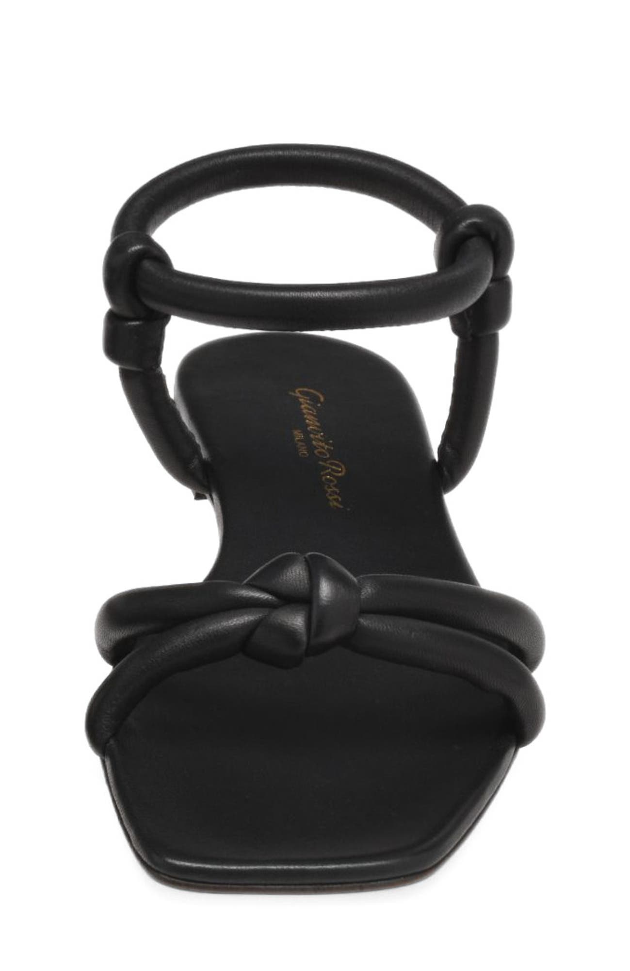 Gianvito Rossi Juno 05 Sandals, Alternate, color, Black