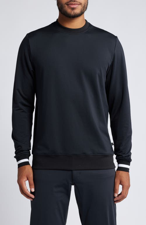 Swannies Chapman Golf Sweatshirt in Black 