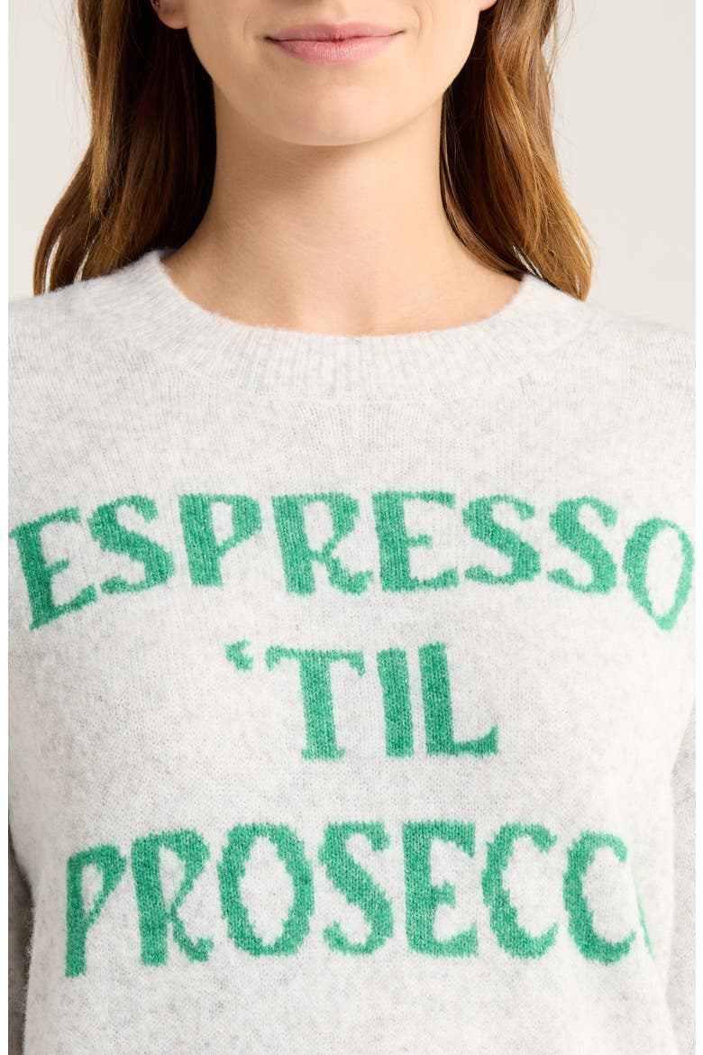 Oversize Lounge Sweater, Alternate, color, HEATHER CLOUD