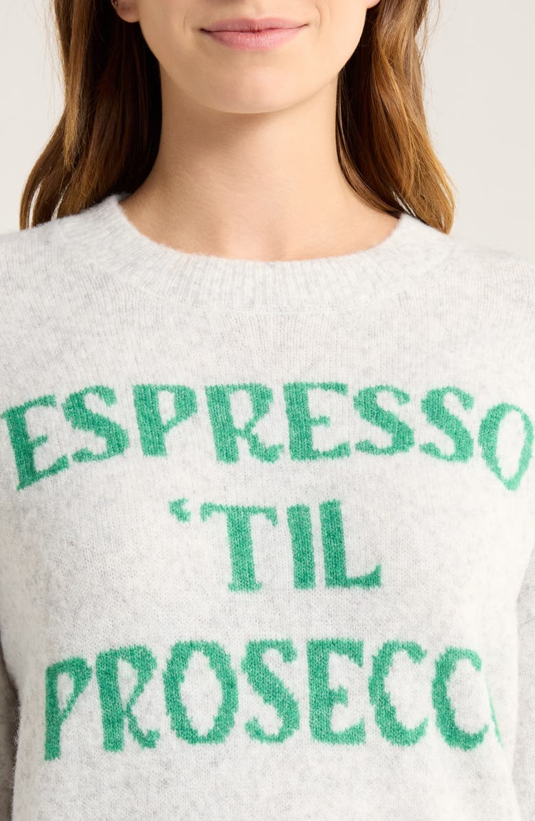 PJ Salvage Oversize Lounge Sweater, Alternate, color, Heather Cloud