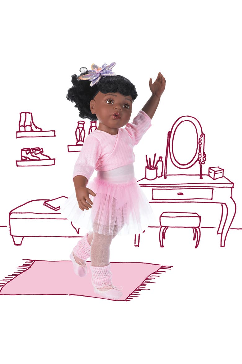 19.5" Hannah Princess at The Ballet Poseable Doll with Extra Outfit, Alternate, color, Multicolored