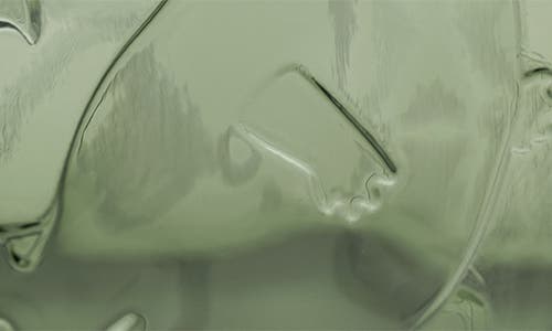 Moomin Troll Set Of Two Glass Tumblers In Green