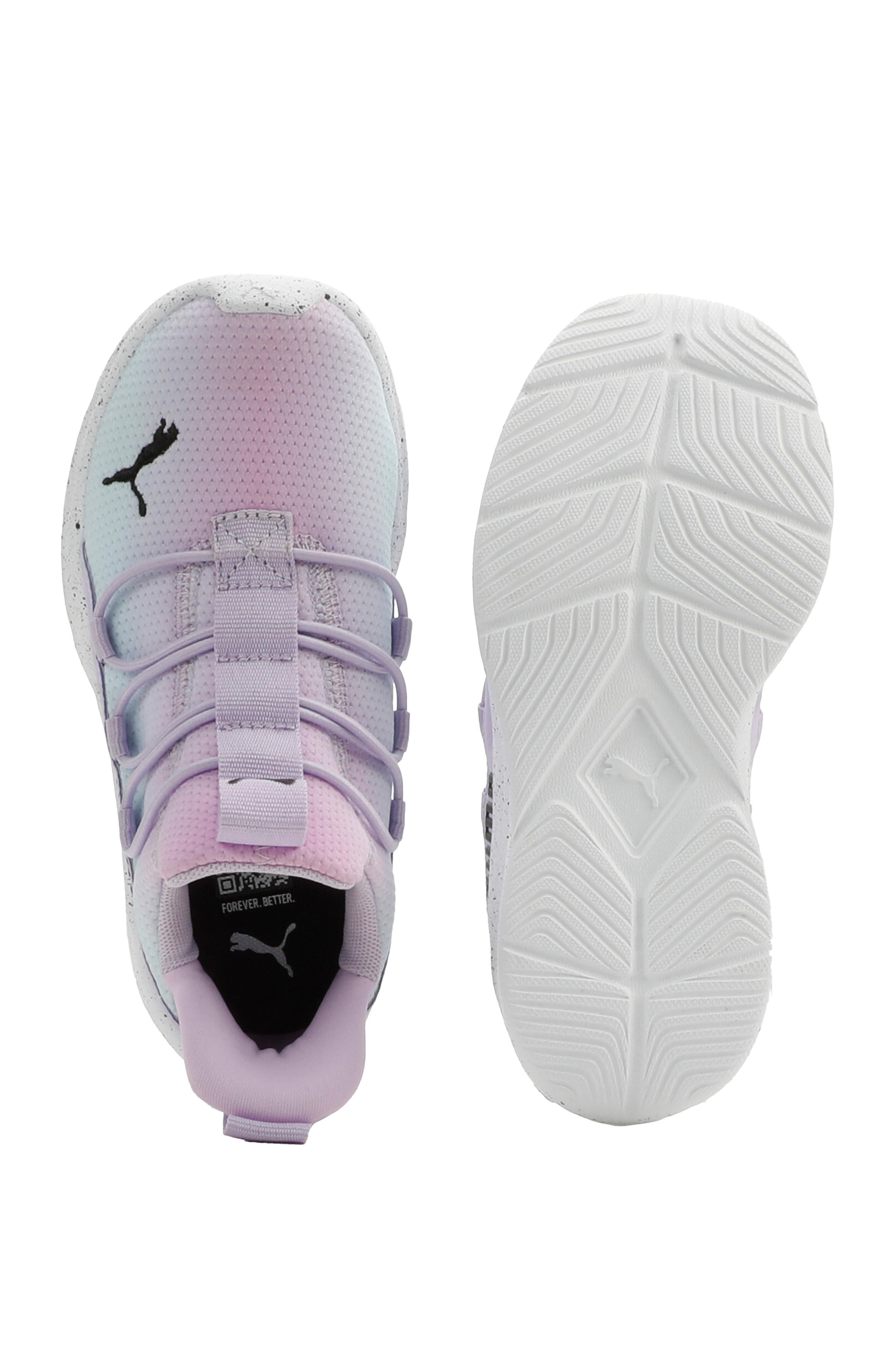 Kids' One4All 2.0 Fade Speckle Running Shoe, Alternate, color, LIGHT LAVENDER/ MAUVE/ BLACK