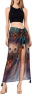 RANEES Animal Print Long Sarong