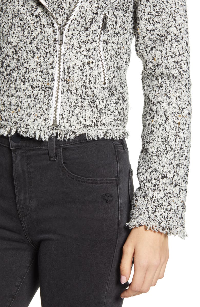 cupcakes and cashmere Jordan Marled Tweed Jacket, Alternate, color, 