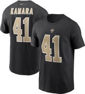 Nike Men's Nike Alvin Kamara Black New Orleans Saints Name & Number T-Shirt