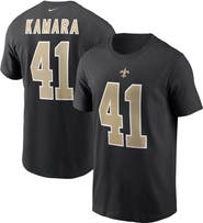 Nike Men's Nike Alvin Kamara Black New Orleans Saints Name & Number T-Shirt
