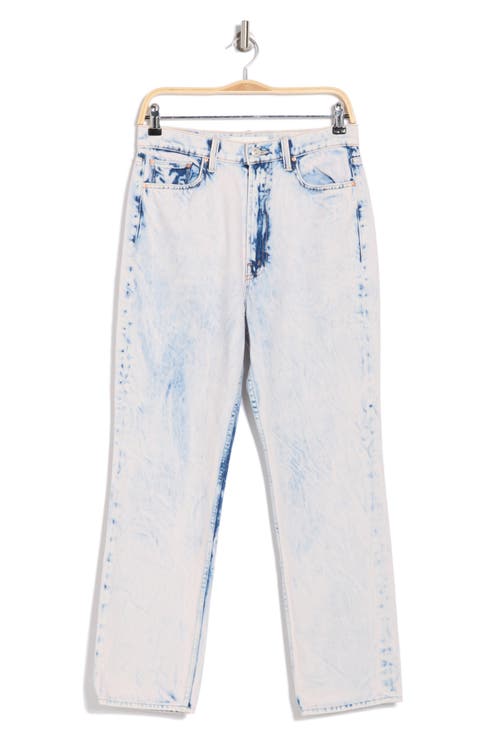 High Waist Rider Ankle Straight Leg Jeans