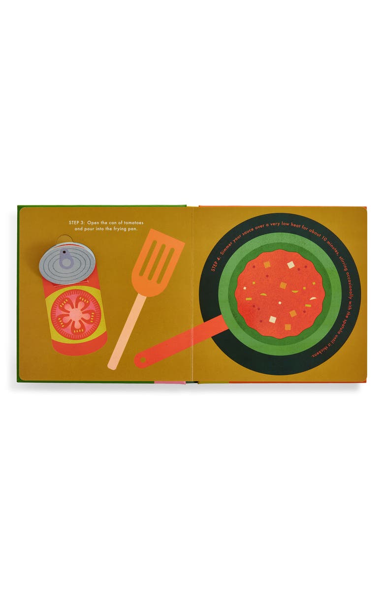 Phaidon Press 'Spaghetti!: An Interactive Recipe Book' Board Book, Alternate, color, Red/ Green