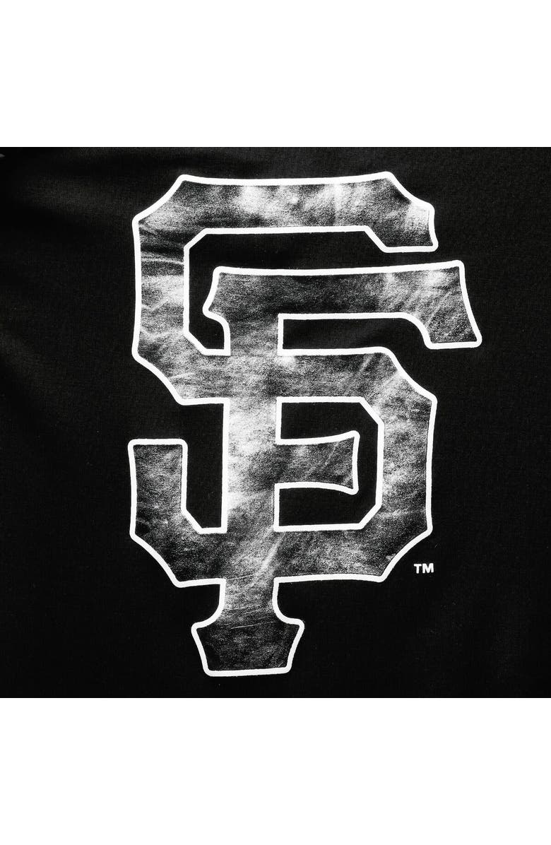 THE WILD COLLECTIVE Women's The Wild Collective Black San Francisco Giants Tonal Athleisure Racerback Tank Top, Alternate, color, Black