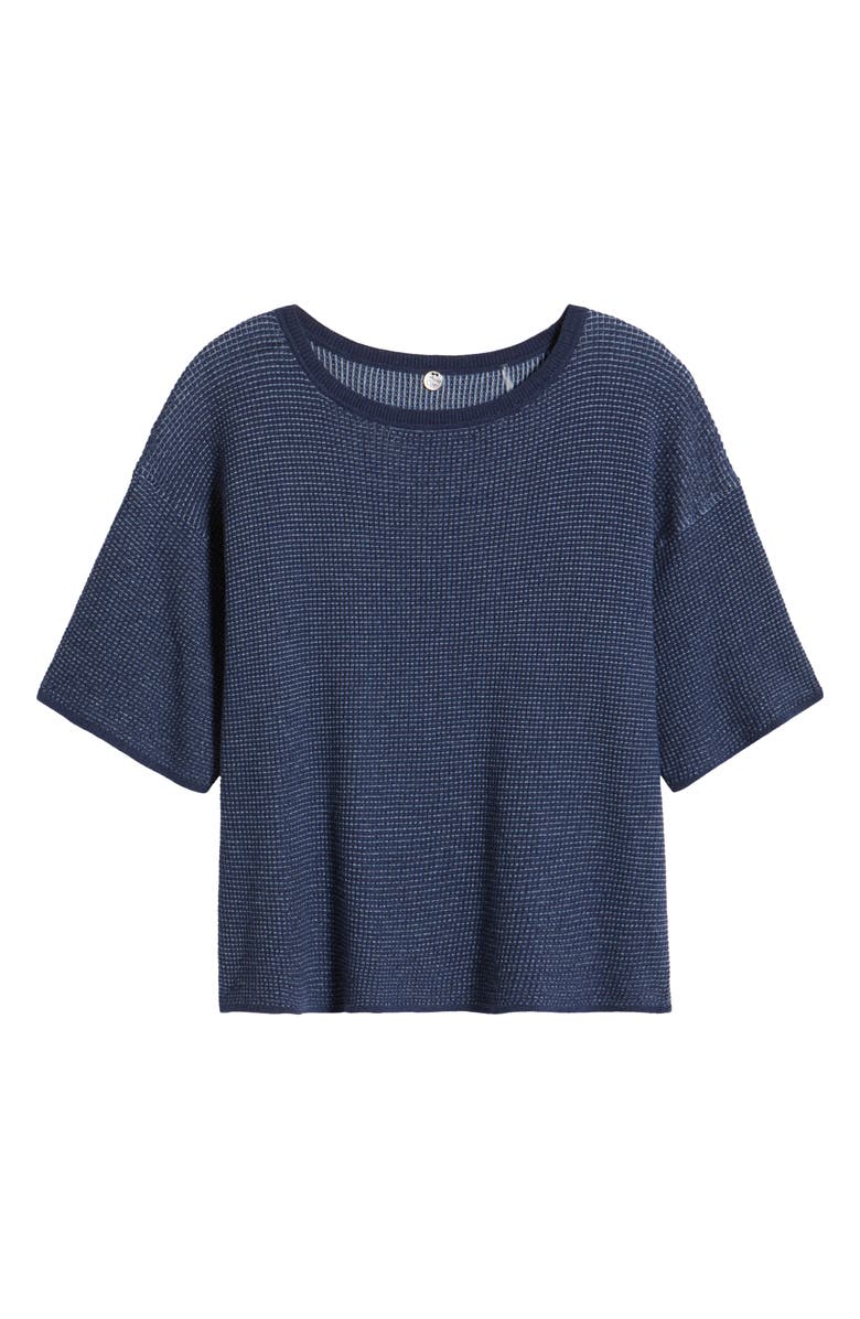 MARGARET O'LEARY Jill Waffle Knit T-Shirt, Alternate, color,