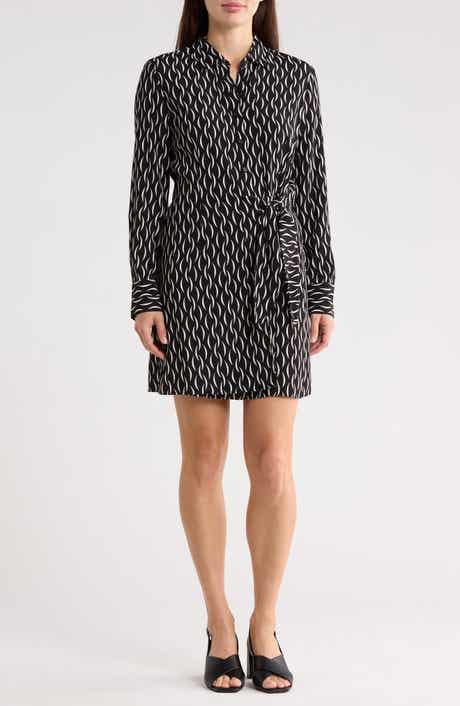 NORDSTROM RACK Long Sleeve Wrap Minidress