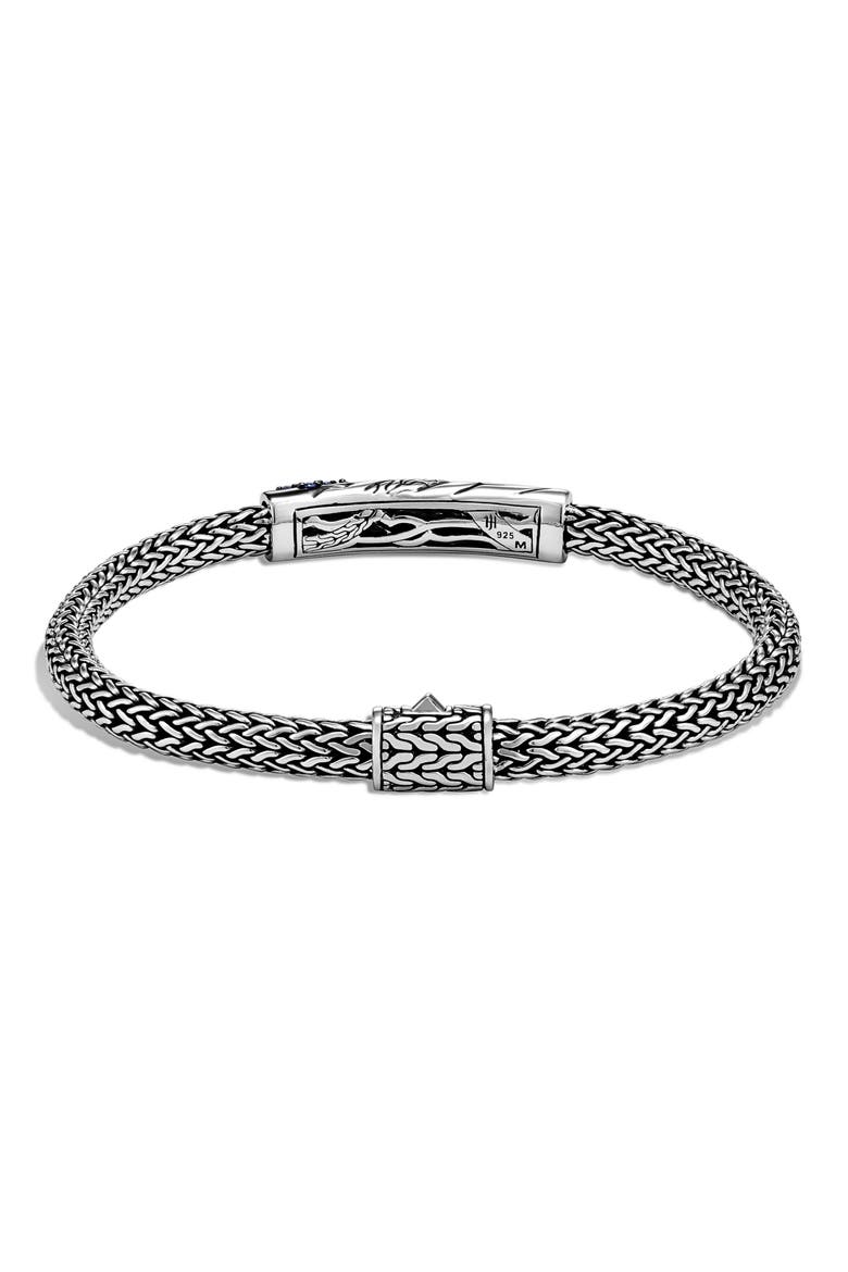 Lahar Extra Small Chain 5mm Station Bracelet, Alternate, color, SILVER
