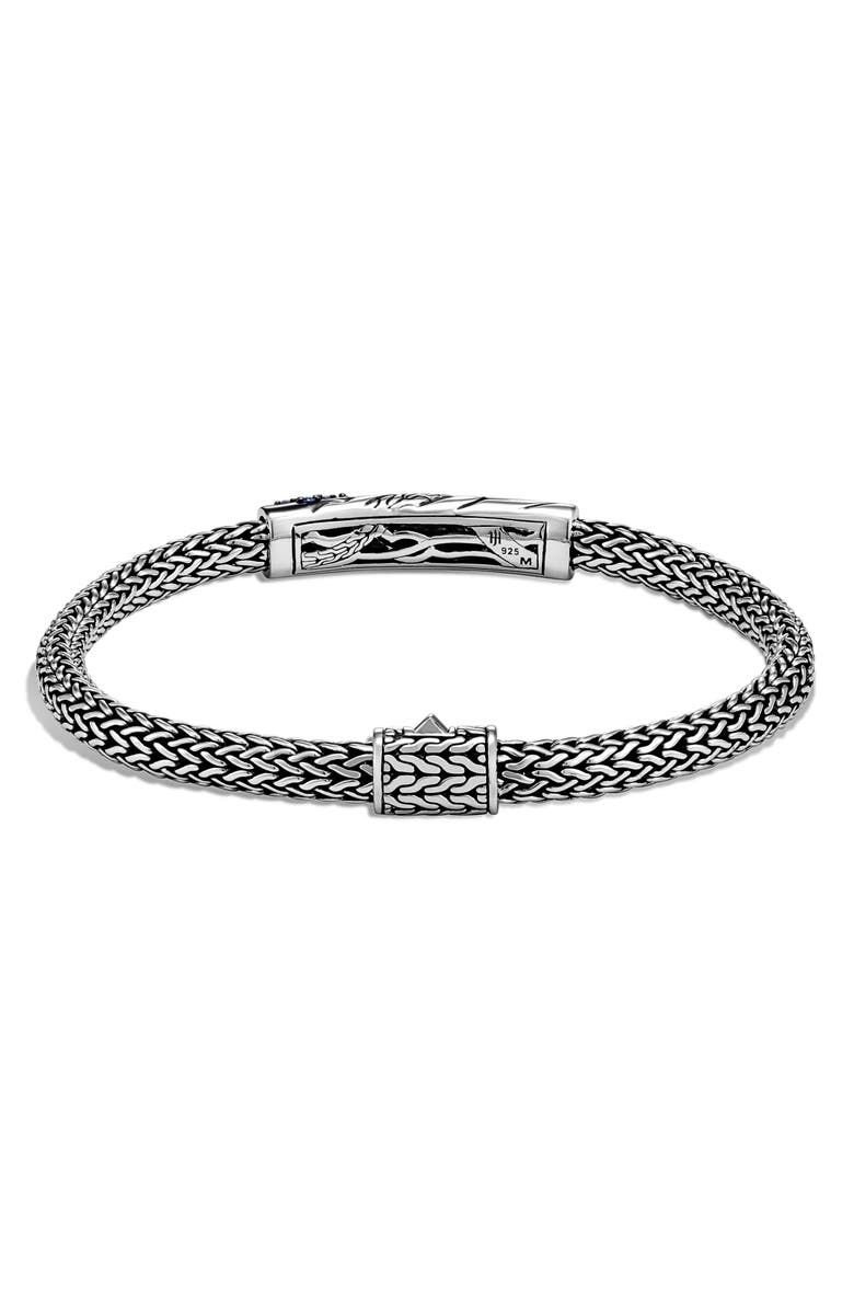 John Hardy Lahar Extra Small Chain 5mm Station Bracelet, Alternate, color, 