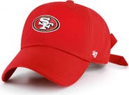 '47 Women's '47 Scarlet San Francisco 49ers Bow Back Clean Up Adjustable Hat