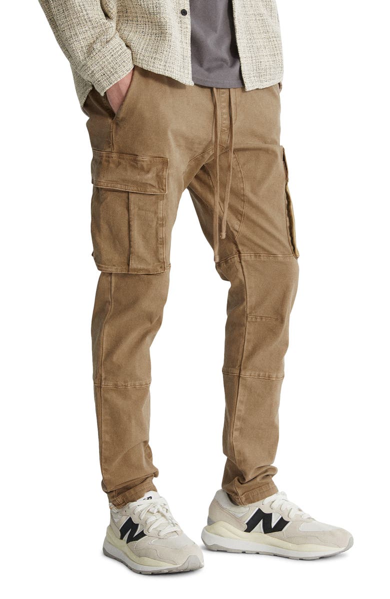 PacSun Cooper Slim Fit Stretch Canvas Cargo Pants, Alternate, color,
