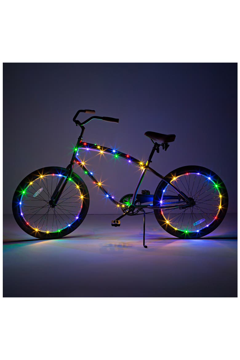 Rainbow Bike LED Lights Bundle Set, Alternate, color, RAINBOW