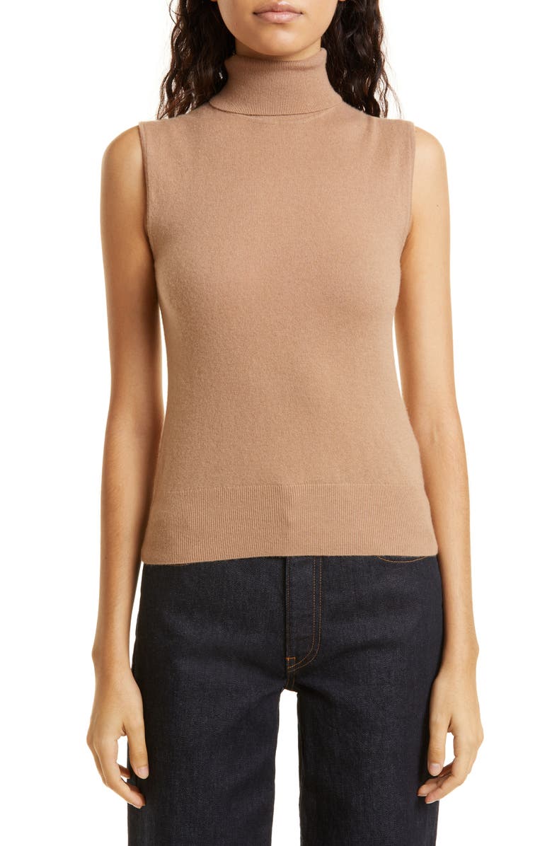 Nili Lotan Ramsey Sleeveless Cashmere Sweater, Main, color, 