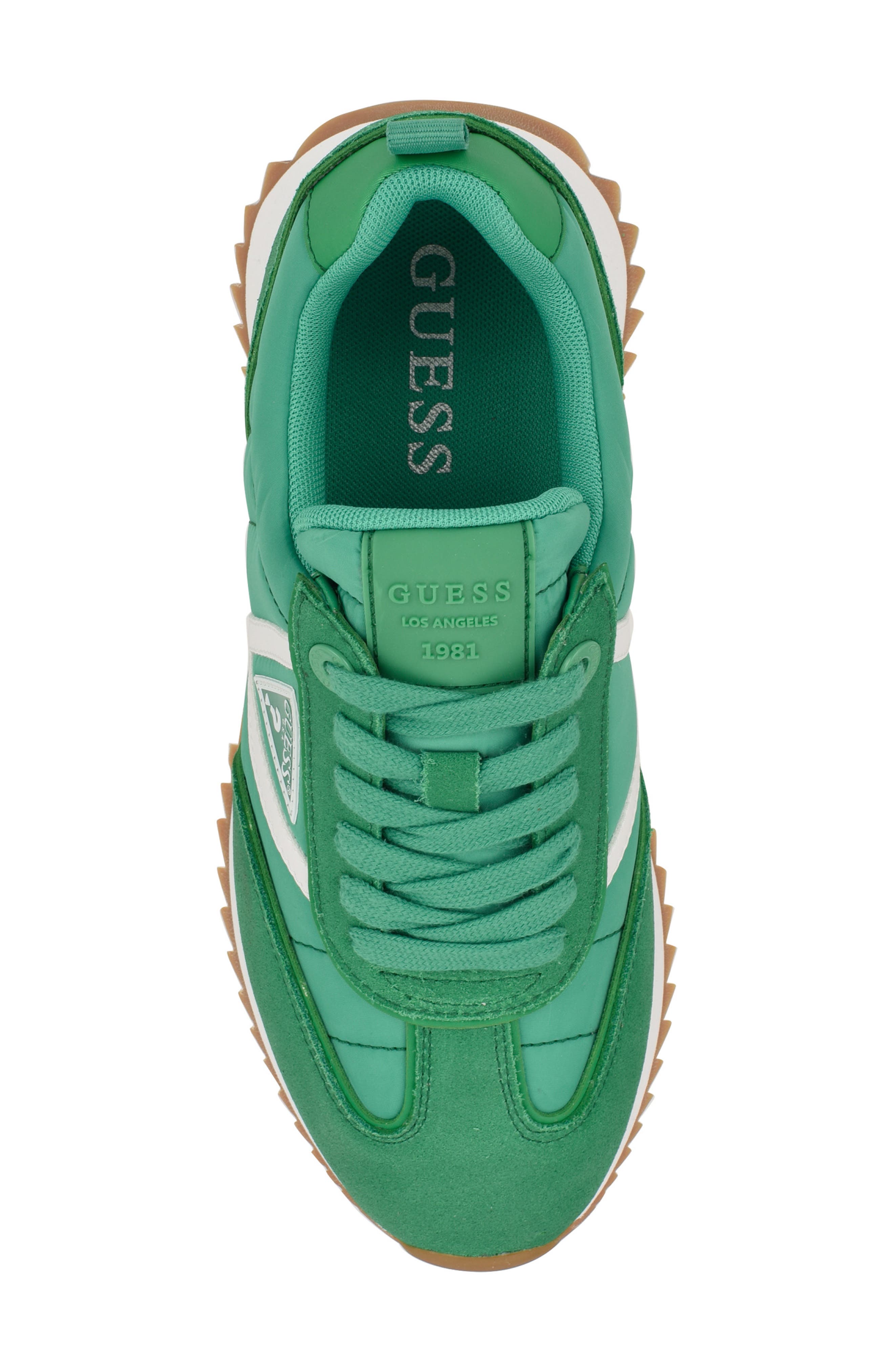 GUESS Bailei Sneaker, Alternate, color, Medium Green