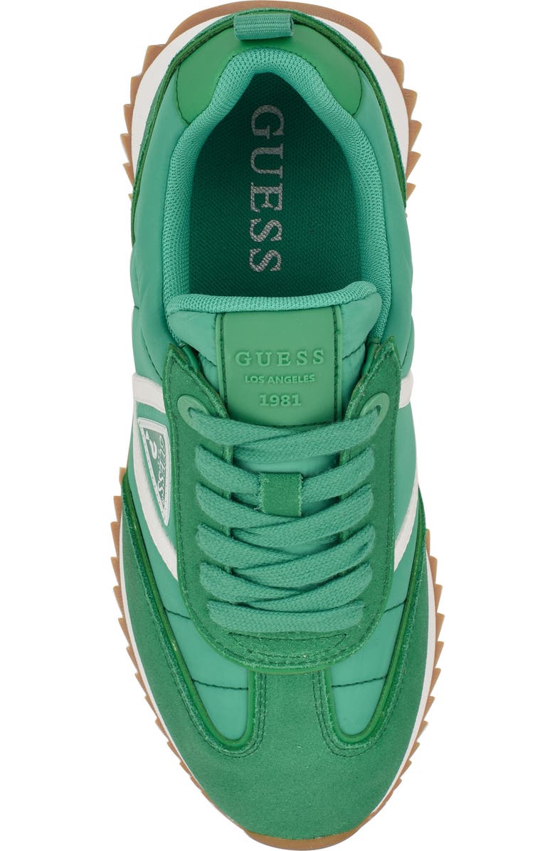 GUESS Bailei Sneaker, Alternate, color, Medium Green