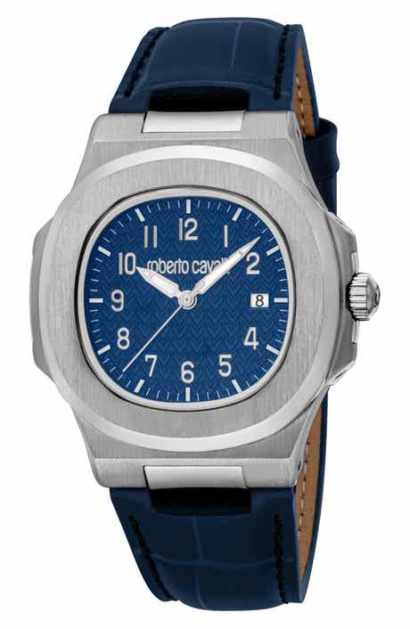 Impeto Leather Strap Quartz Watch, 39mm