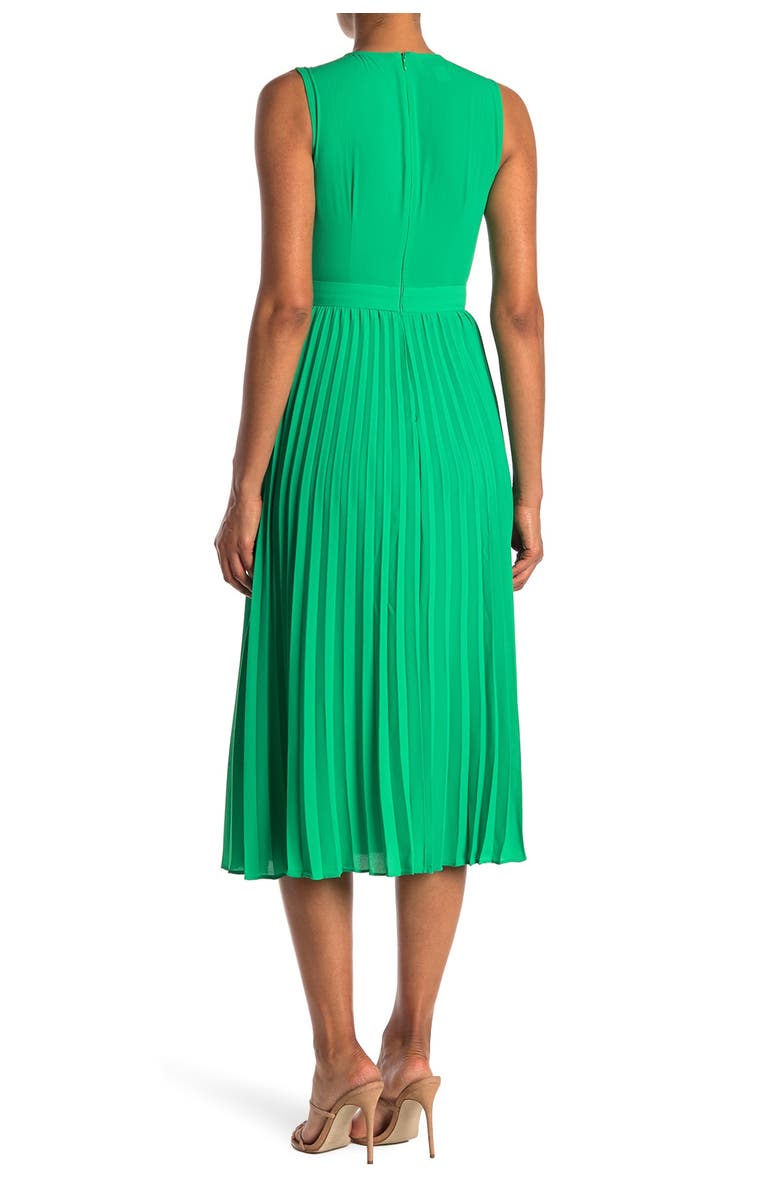 DONNA MORGAN FOR MAGGY Pleated A-Line Midi Dress, Alternate, color, 
