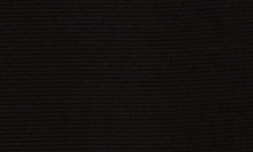 Adrianna Papell Three-quarter Sleeve Drop Shoulder Rib Knit Top In Black