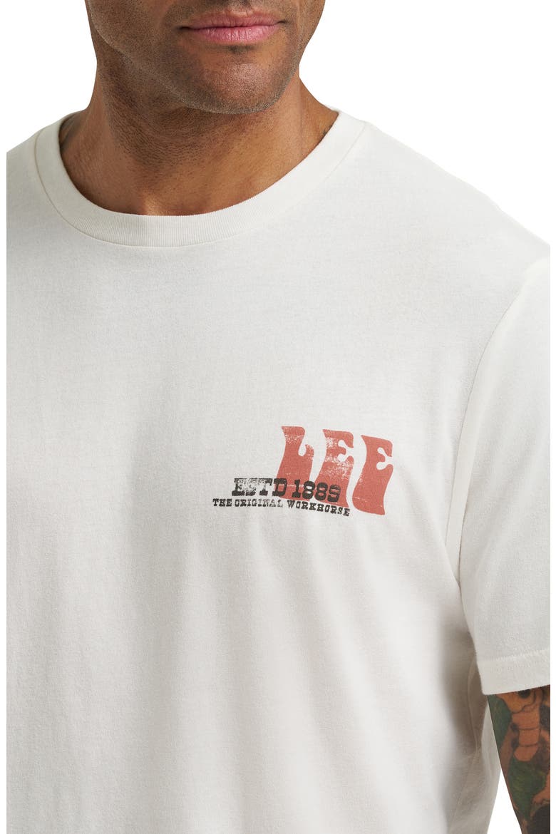 Logo Graphic T-Shirt, Alternate, color, MARSHMALLOW