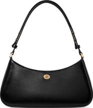 Tory Burch Robinson Leather Zip Top Shoulder Bag