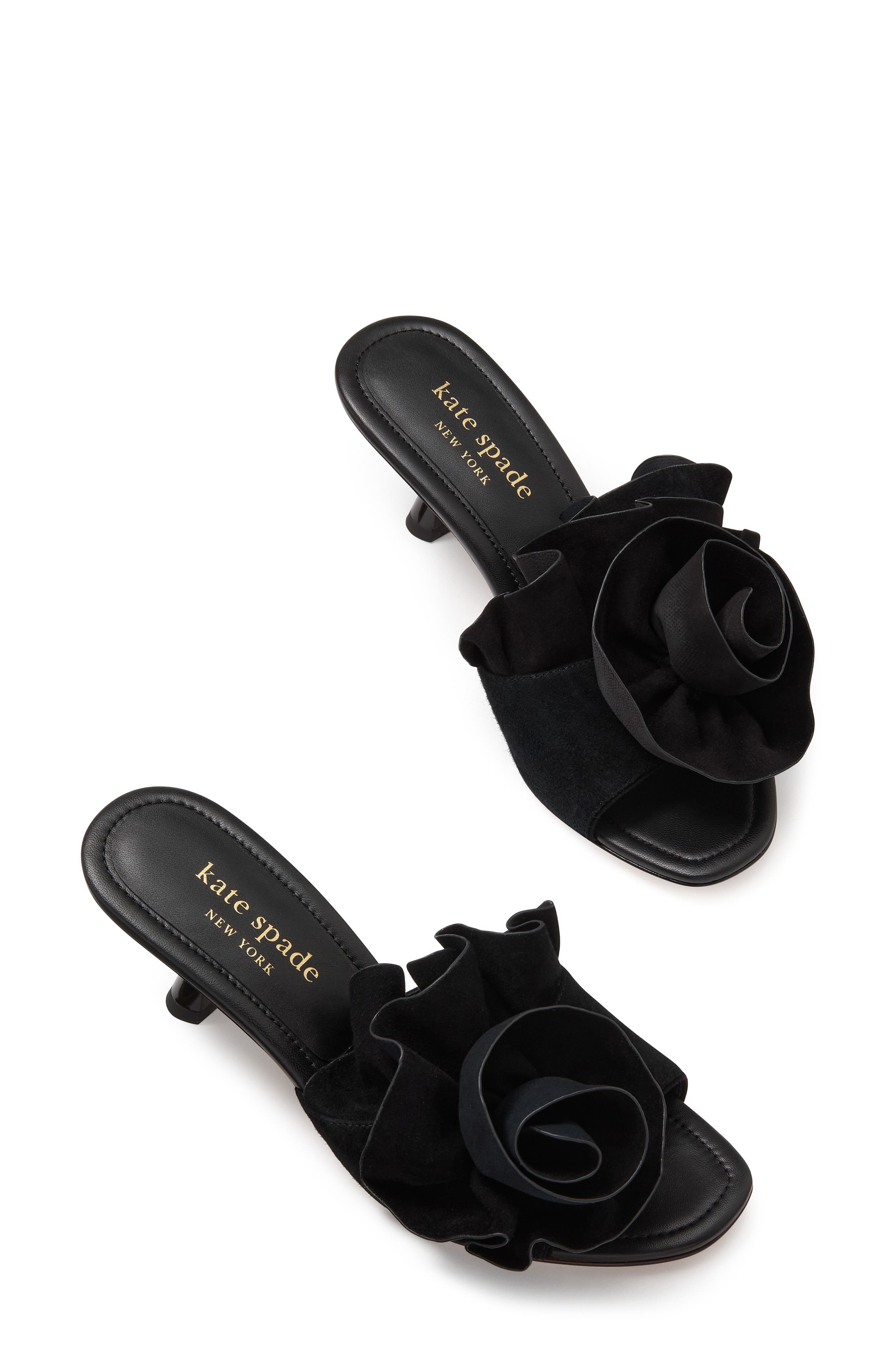 Kate Spade New York flourish flower accent sandal, Alternate, color, 