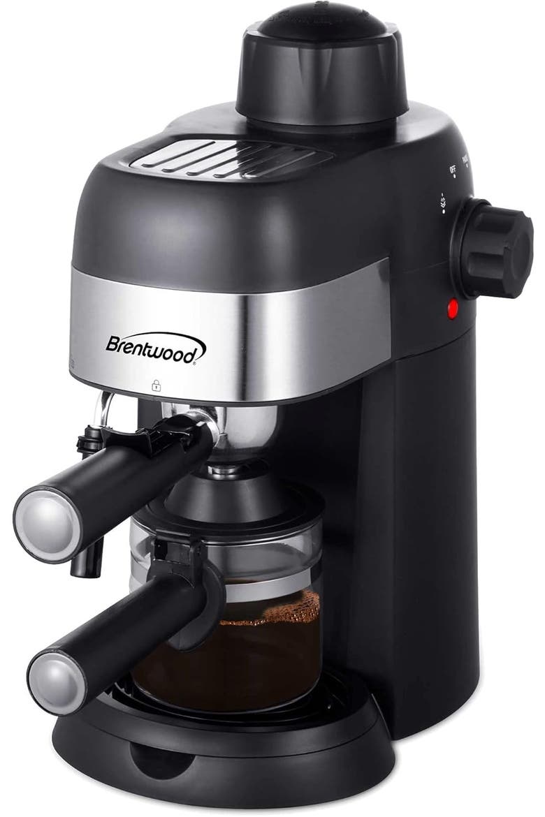 Espresso and Cappuccino Maker, Main, color, Metal
