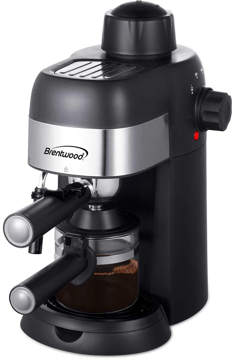 Brentwood Espresso and Cappuccino Maker, Main, color, Metal