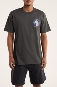 Obey Dream Construction Cotton Graphic T-Shirt
