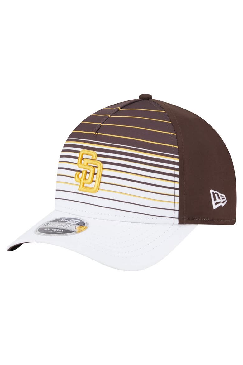 Men's New Era  Brown San Diego Padres Gradient 9FORTY M-Crown Adjustable Hat, Main, color, Brown