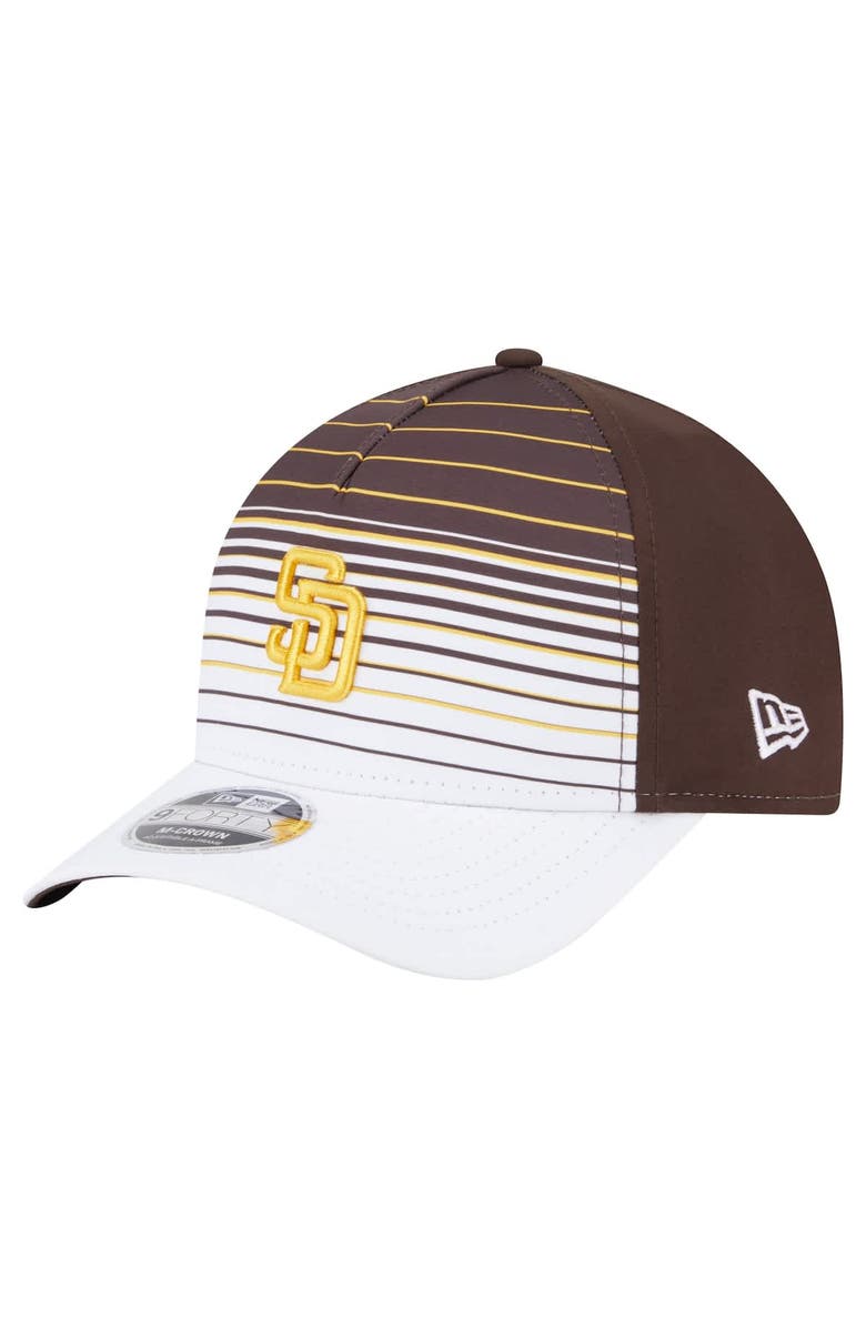 New Era Men's New Era Brown San Diego Padres Gradient 9FORTY M-Crown Adjustable Hat, Main, color, Brown