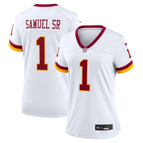 Women's Nike Deebo Samuel Sr White Washington Commanders Game Super Bowl Era Jersey