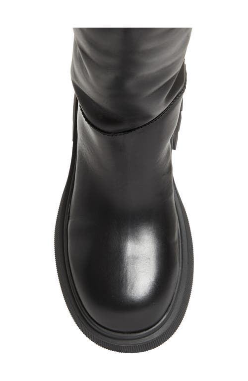Jimmy Choo Tamsin Lug Sole Knee High Boot In Black