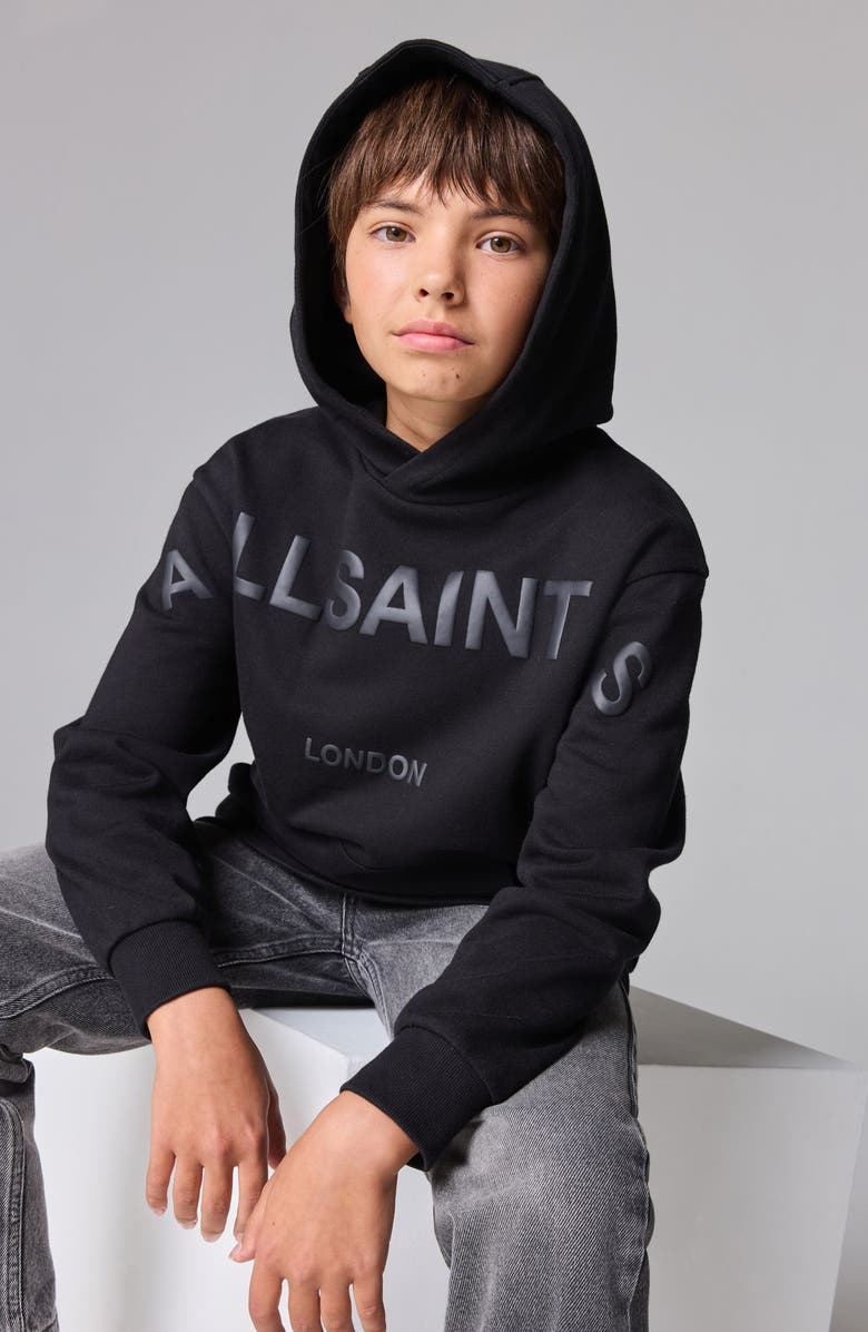 smALLSAINTS by ALLSAINTS Kids' Oversize Logo Graphic Hoodie, Alternate, color, 