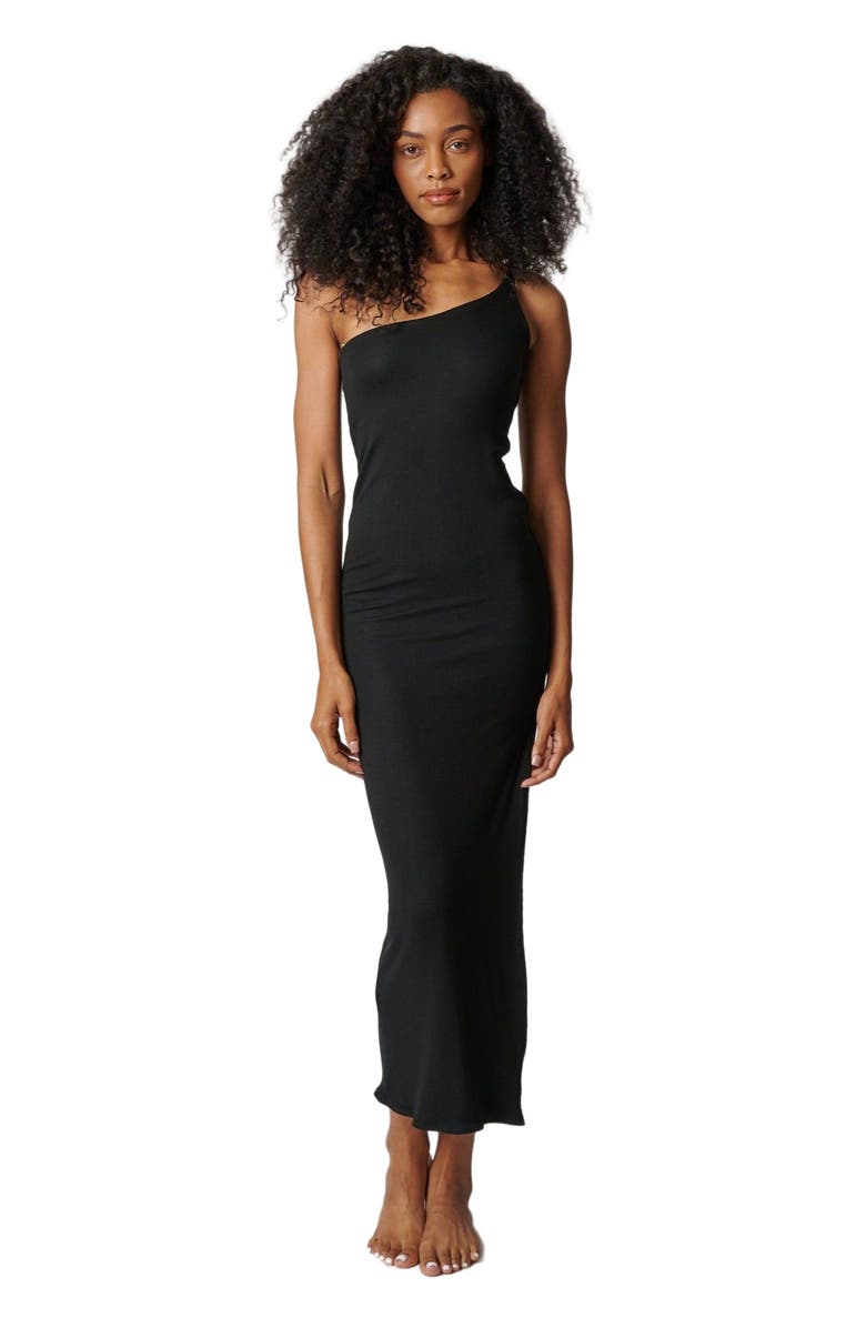 LEISURE LAB One Shoulder Strap Dress, Main, color, 